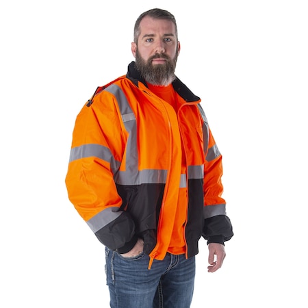Cordova Reptyle 3-in-1 Bomber Jackets, Orange, XL J300-XL